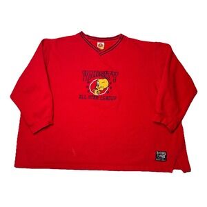 Vintage Y2K Looney Tunes Tweety Sweatshirt Women Oversized Varsity V Neck 2000